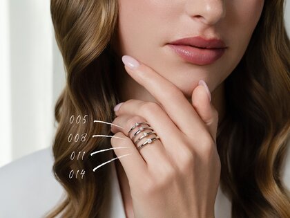 Verlobungsring Modern Petite in Gelbgold