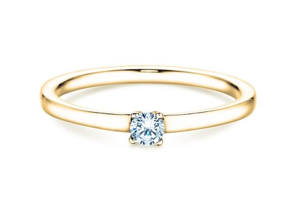 Verlobungsring Modern Petite in Gelbgold