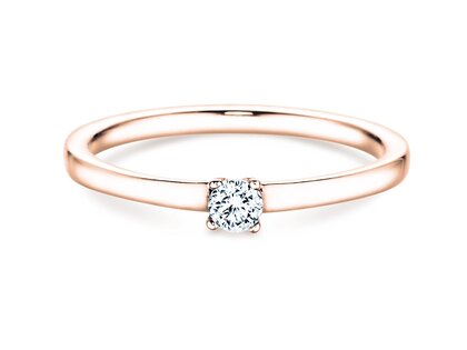 Verlobungsring Modern Petite in Roségold