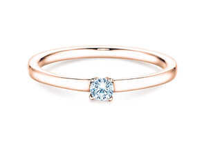 Verlobungsring Modern Petite in Roségold