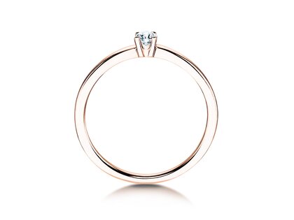Verlobungsring Modern Petite in Roségold