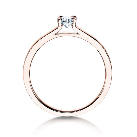 Verlobungsring Modern in Roségold