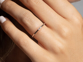 Verlobungsring Promise Petite in 9K Weißgold mit Diamant 0,005ct G/SI