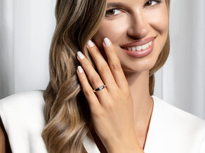 Verlobungsring Promise in 9K Weißgold mit Diamant 0,25ct H/SI