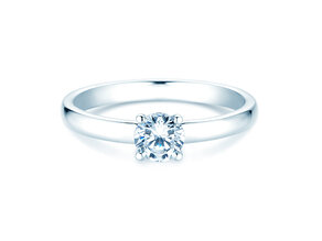 Verlobungsring Pure in 9K Weißgold mit Diamant 0,60ct G/SI