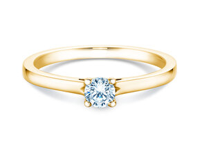 Verlobungsring Romance in 9K Gelbgold mit Labordiamant 0,25ct E/VS
