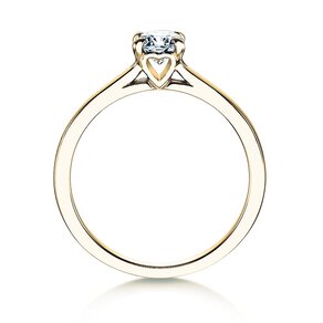 Verlobungsring Romance in 14K Gelbgold mit Diamant 0,40ct H/SI