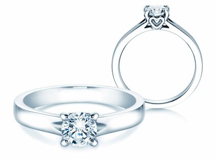 Verlobungsring Romance in 9K Weißgold