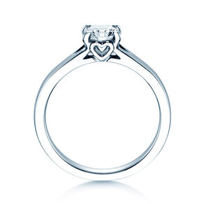 Verlobungsring Romance in 18K Weißgold mit Labordiamant 0,75ct E/VS