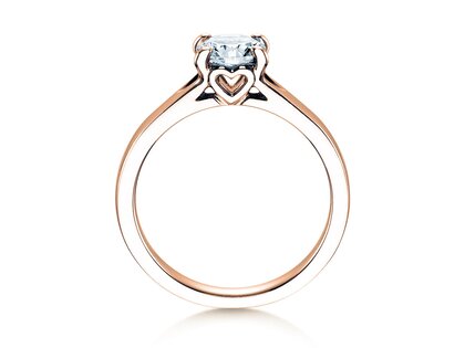 Verlobungsring Romance in 9K Roségold mit Diamant 2,00ct G/SI