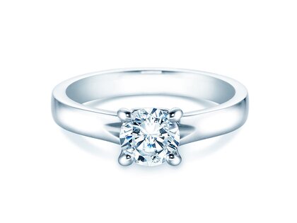 Verlobungsring Romance in 14K Weißgold mit Diamant 2,50ct H/SI