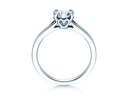 Verlobungsring Romance in 14K Weißgold mit Diamant 2,50ct H/SI