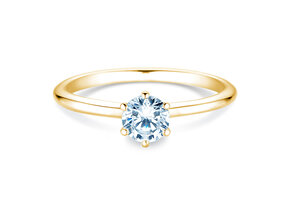 Verlobungsring Royal in 9K Gelbgold mit Labordiamant 0,50ct E/VS