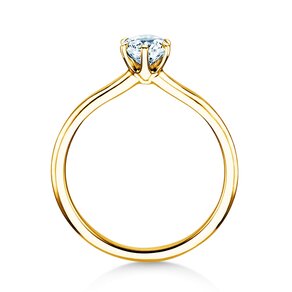 Verlobungsring Royal in 9K Gelbgold mit Labordiamant 0,50ct E/VS