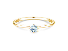Verlobungsring Royal in Gelbgold