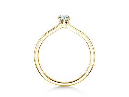 Verlobungsring Royal in Gelbgold