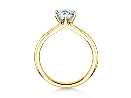Verlobungsring Royal in 14K Gelbgold mit Diamant 1,50ct D/IF