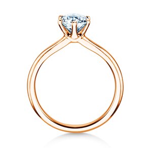 Verlobungsring Royal in 9K Roségold mit Diamant 1,00ct H/SI