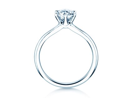 Verlobungsring Royal in 18K Weißgold mit Labordiamant 2,00ct D/IF