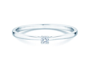 Verlobungsring Surprise in Silber 925/- mit Diamant 0,05ct G/SI