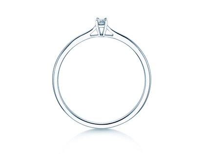Verlobungsring Surprise in Silber 925/- mit Diamant 0,05ct G/SI