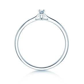 Verlobungsring Surprise in Silber 925/- mit Diamant 0,05ct G/SI