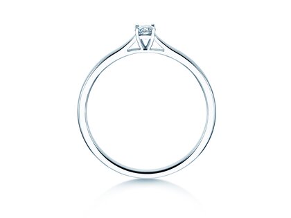 Verlobungsring Surprise in Silber 925/- mit Diamant 0,10ct H/SI