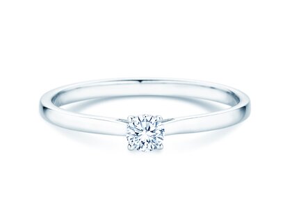 Verlobungsring Surprise in Silber 925/- mit Labordiamant 0,15ct E/VS