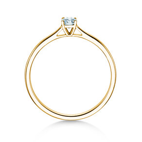 Verlobungsring Surprise in 9K Gelbgold mit Labordiamant 0,15ct E/VS