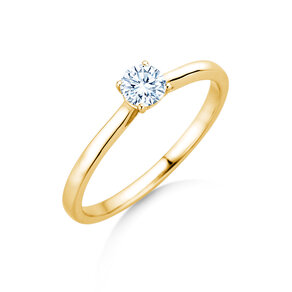Verlobungsring Surprise in 14K Gelbgold mit Diamant 0,30ct G/SI
