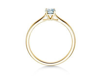Verlobungsring Surprise in 14K Gelbgold mit Diamant 0,30ct G/SI