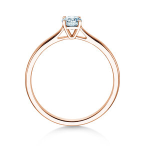 Verlobungsring Surprise in 18K Roségold mit Diamant 0,25ct G/SI