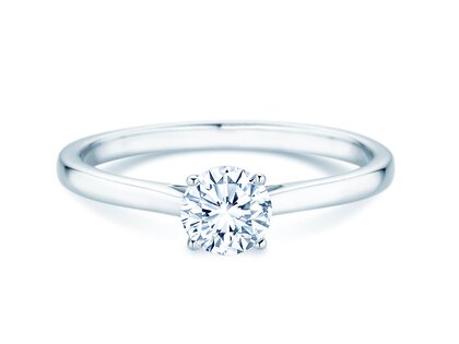 Verlobungsring Surprise in 9K Weißgold mit Labordiamant 0,50ct E/VS