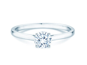 Verlobungsring Surprise in 9K Weißgold mit Labordiamant 0,50ct E/VS