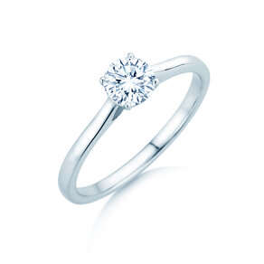 Verlobungsring Surprise in 9K Weißgold mit Labordiamant 0,50ct E/VS