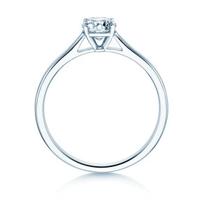 Verlobungsring Surprise in 9K Weißgold mit Labordiamant 0,50ct E/VS