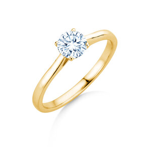 Verlobungsring Surprise in 18K Gelbgold mit Diamant 0,60ct H/SI