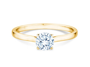 Verlobungsring Surprise in 18K Gelbgold mit Diamant 0,60ct H/SI