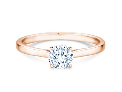 Verlobungsring Surprise in 18K Roségold mit Diamant 0,60ct G/SI