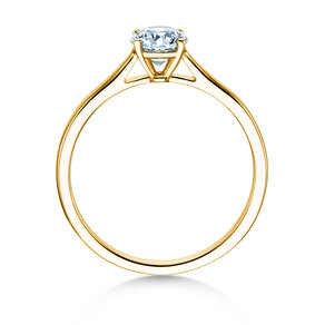 Verlobungsring Surprise in 18K Gelbgold mit Diamant 0,60ct H/SI