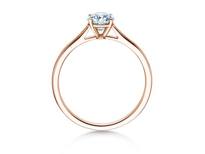 Verlobungsring Surprise in 18K Roségold mit Diamant 0,60ct G/SI