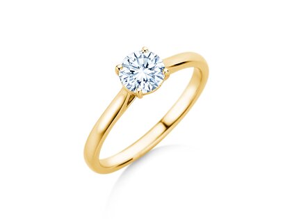 Verlobungsring Surprise in 9K Gelbgold mit Diamant 0,75ct G/SI