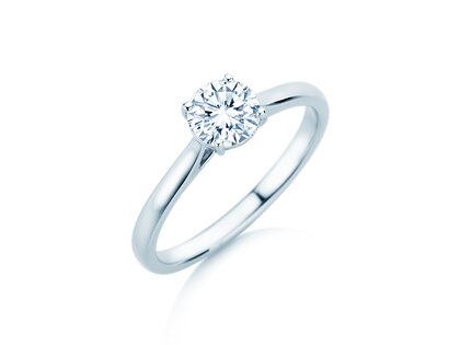 Verlobungsring Surprise in 18K Weißgold mit Labordiamant 0,75ct E/VS