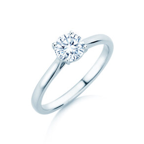 Verlobungsring Surprise in 18K Weißgold mit Labordiamant 0,75ct E/VS