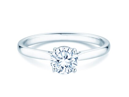 Verlobungsring Surprise in 18K Weißgold mit Labordiamant 0,75ct E/VS