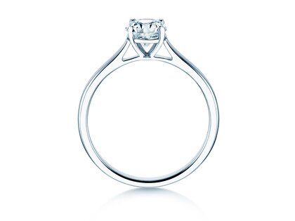 Verlobungsring Surprise in 18K Weißgold mit Labordiamant 0,75ct E/VS