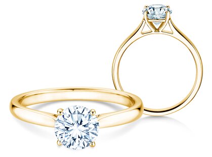 Verlobungsring Surprise in 14K Gelbgold mit Diamant 1,25ct G/SI