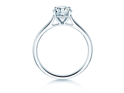 Verlobungsring Surprise in 18K Weißgold mit Diamant 1,00ct H/SI