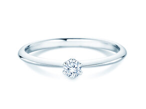 Verlobungsring The One in Silber 925/- mit Diamant 0,15ct G/IF