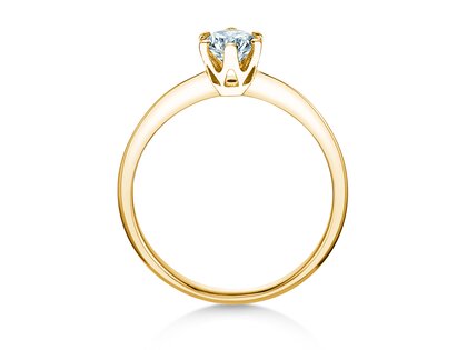 Verlobungsring The One in Gelbgold